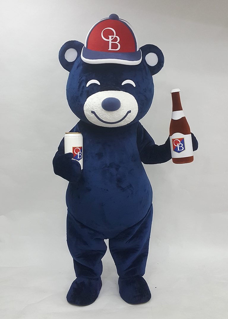 오비맥주인형탈